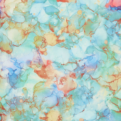 Fluidity - Tranquiltiy Digitally Printed Yardage