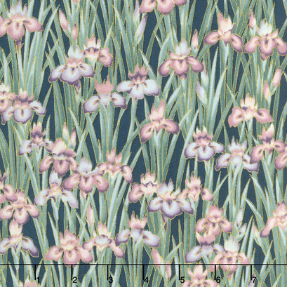Imperial Collection 14 - Garden Colorstory Flowers Garden Metallic Yardage