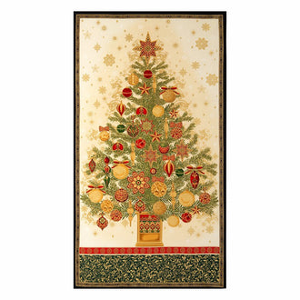 Winter's Grandeur - Holiday Metallic Panel