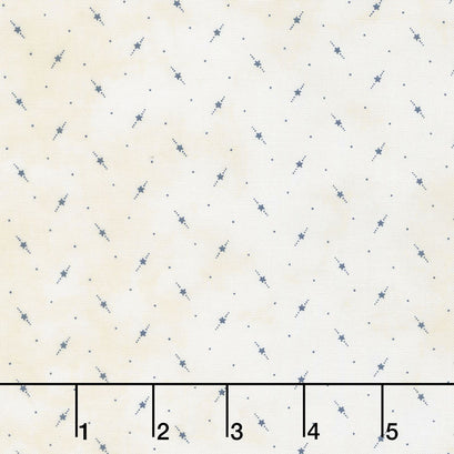 Star & Stripe Gatherings - Starry Sky Ivory Blue Yardage