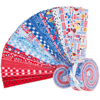 Patriotic Picnic Rolie Polie