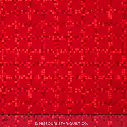 Color Union - Red Squares Yardage