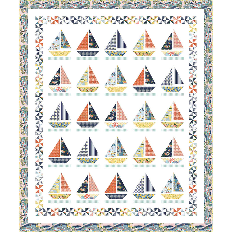 Day at Sea Free Quilt Pattern by Wendy Sheppard