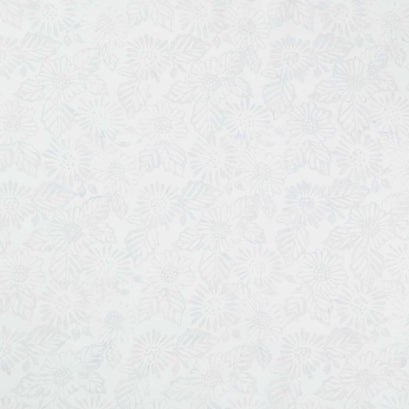 Tonga Batiks - Heron Daisy Flowers Cloud Yardage