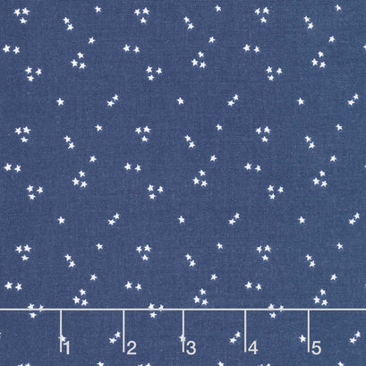 It Takes a Village - Shining Star Hero Blue Yardage