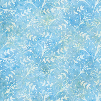 Misty Mornings Batiks - Bouquet Teal Surf Yardage