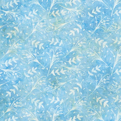 Misty Mornings Batiks - Bouquet Teal Surf Yardage