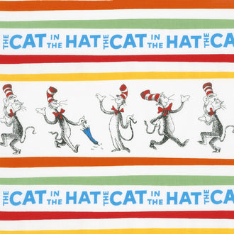 The Cat in the Hat 4 - Cat Poses Celebration Yardage