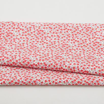 Blossoms - Mini Floral Red 2 Yard Cut