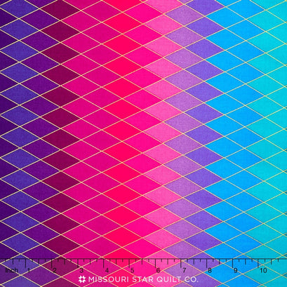 Harlequin Metallic - Jewel Metallic Yardage
