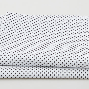 Polka & Plaid Party - Small Dots Black/White 3 Yard Cut Primary Image