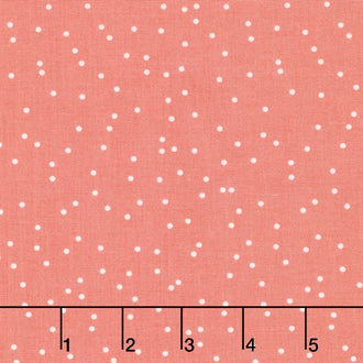 Sweet Prairie - Prairie Dots Coral Yardage