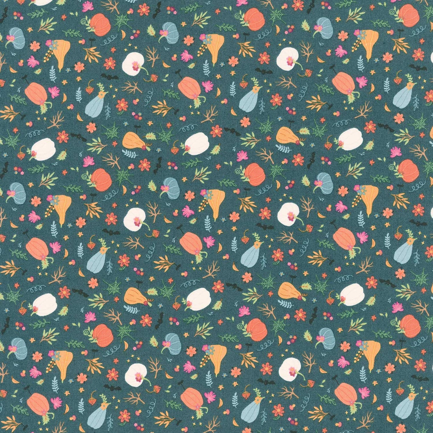 Little Witch - Pumpkin Patch Jade Yardage Primary Image