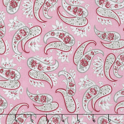Rustic Romance - Paisley Pink Yardage