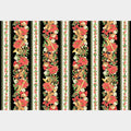 Christmas Musical - Musical Stripe Multi Metallic Yardage Alternative View #2
