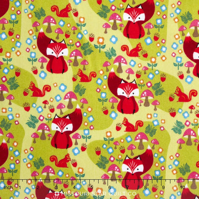 Acorn Valley - Main Citron Flannel Yardage
