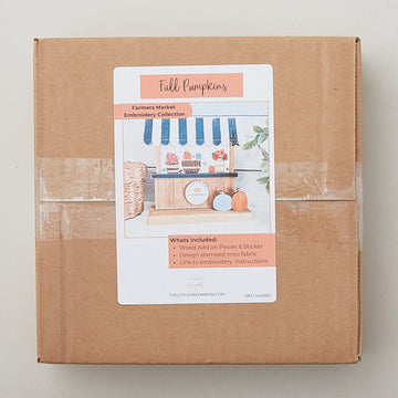 Farmers Market Collection - Fall Pumpkins Embroidery Kit Alternative View #2