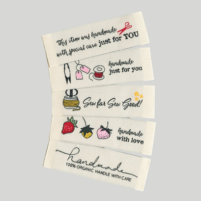 Minki Kim BloomBerry Woven Labels