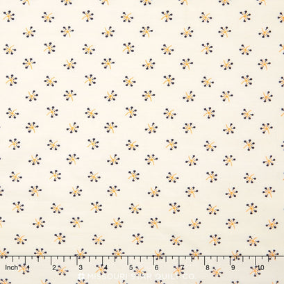 Cheddar and Indigo - Wish Cream Yardage
