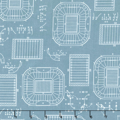 Game Day - Sports Plays Teal Yardage