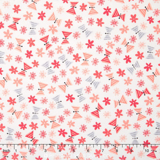 Acorn Forest - Sorbet Butterflies Yardage