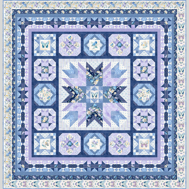 Morning Blooms Block of the Month Quilt Kit Presale Primary Image