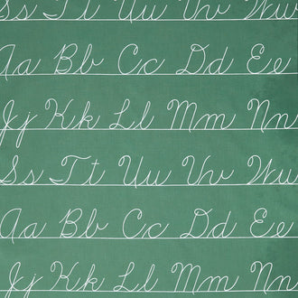 Old School - Penmanship Green Yardage