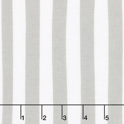Love Story - Stripes Gray Yardage