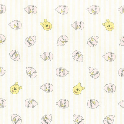 Disney Pooh Nursery - Pooh Hunny White Yardage