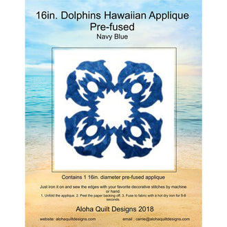 Dolphins Precut Fusible Appliqué Shape