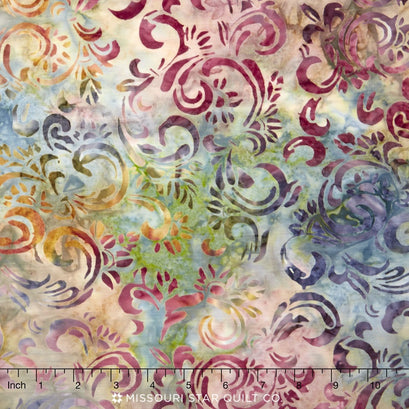 Artisan Batiks - Sorrento 3 Scroll Spice Yardage