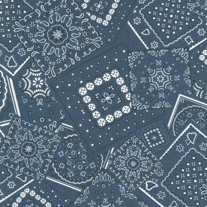 Saddle Ranch - Badlands Bandana Night Sky Yardage