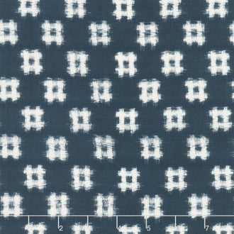 Indigo Blooming - Bara Navy Yardage