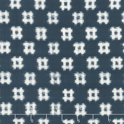 Indigo Blooming - Bara Navy Yardage