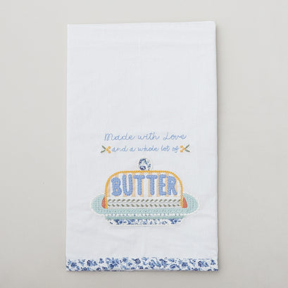 Love and a Whole Lot of Butter Tea Towel