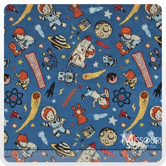Rocket Age - Main Blue Yardage