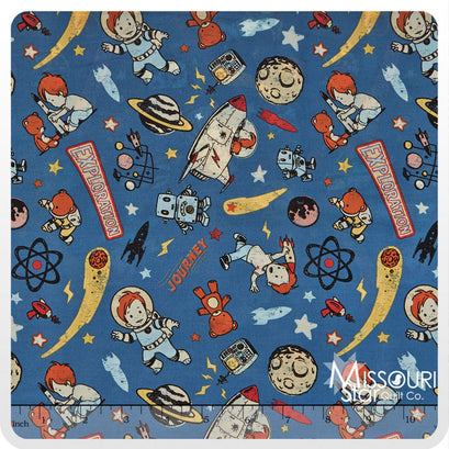 Rocket Age - Main Blue Yardage
