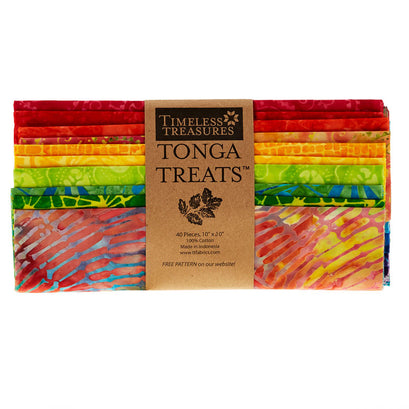 Tonga Treats Batiks - Zing 10" Squares