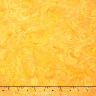 Tonga Batiks - Honeybee Paisley Pollen Yardage