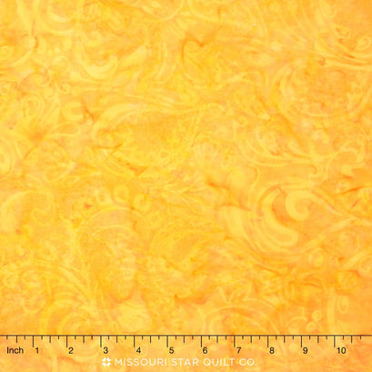 Tonga Batiks - Honeybee Paisley Pollen Yardage
