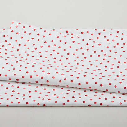 Poinsettia & Pine Favorites - Berries Cream 2 Yard Cut