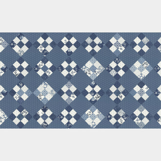 Denim and Daisies - Sweet Sixteen Patchwork Midnight Jeans Panel