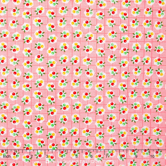 Backyard Roses - Backyard Berries Pink Yardage