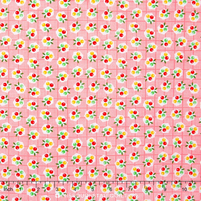 Backyard Roses - Backyard Berries Pink Yardage