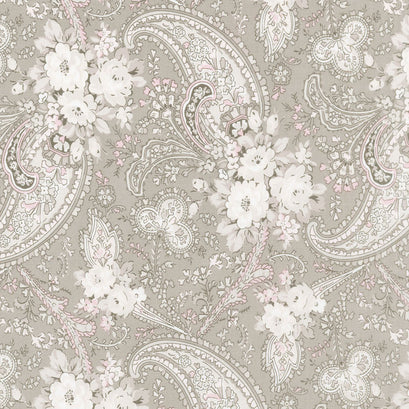 Rose Garden - Paisley Taupe Yardage