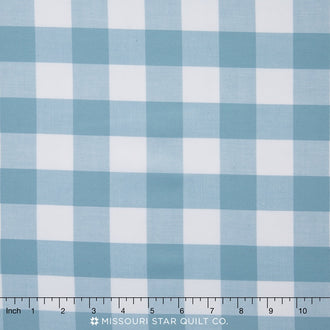 Carolina Gingham - 1" Woven Check Fog Yardage