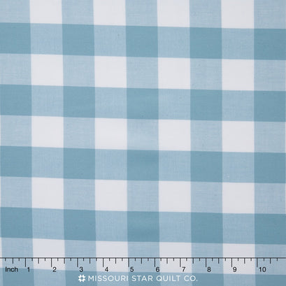 Carolina Gingham - 1" Woven Check Fog Yardage