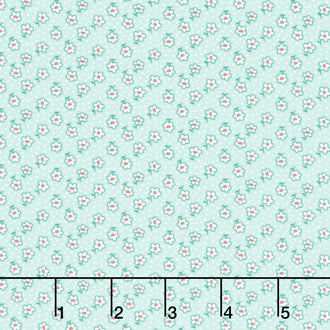 Blast from the Past - Floral Aloe Yardage