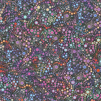 Effervescence - Dots Jewel Digitally Printed Yardage