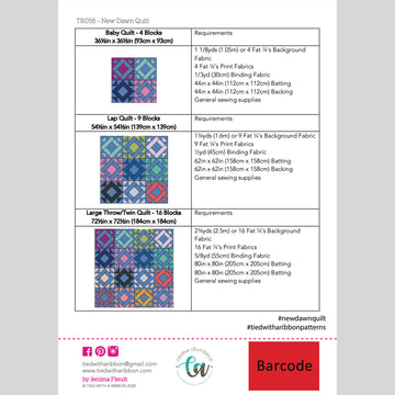 Digital Download - New Dawn Quilt Pattern Alternative View #1